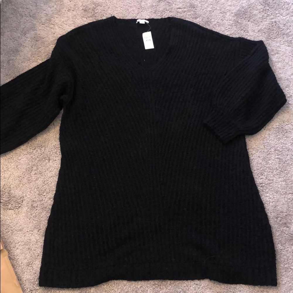 Black sweater dress